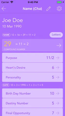 Game screenshot Pocket Numerology Pro hack
