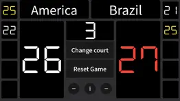 simple volleyball scoreboard iphone screenshot 2