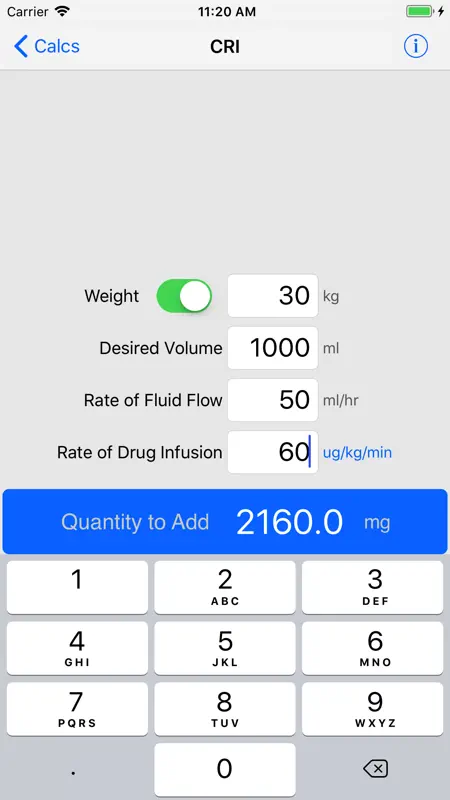 VetPDA Calcs screenshot 3 of 5