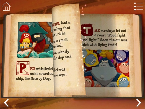 StoryToys Pirate Princess iPad app afbeelding 3