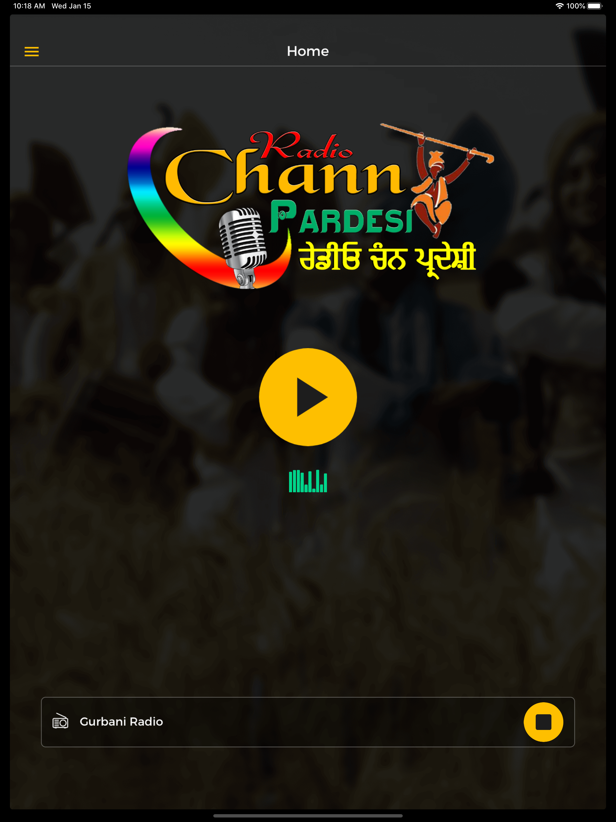 CHANN PARDESI RADIO