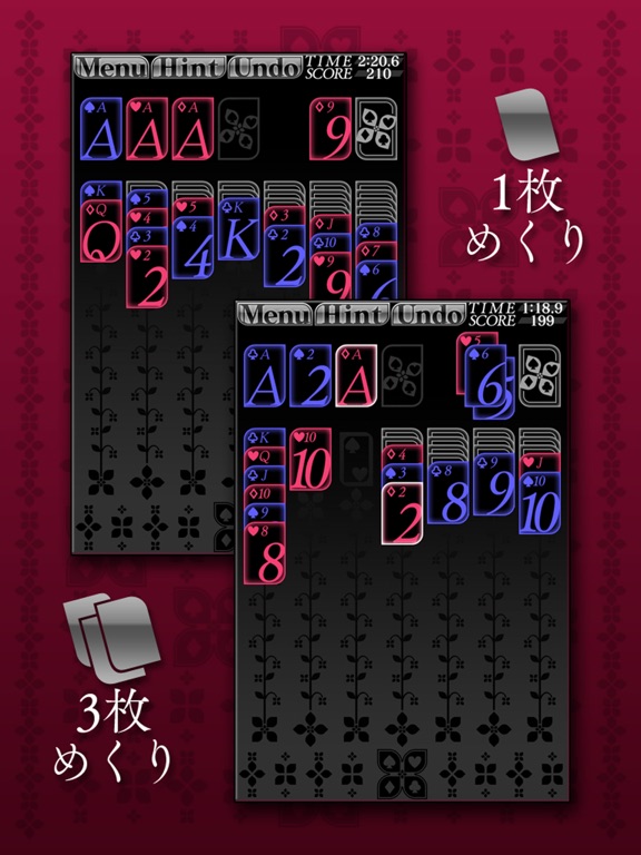 Klondike (solitaire) iPad screenshot 1 - Games app