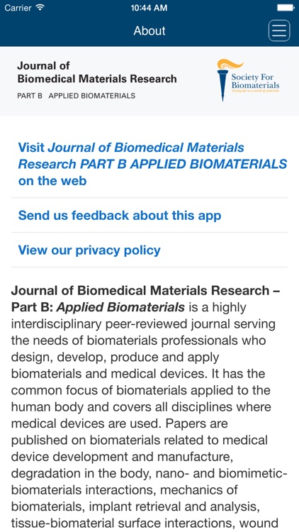 Jnl Biomedical Mate Research B