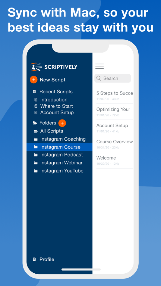 #7. SCRIPTIVELY VIDE0 TELEPROMPTER (iOS) Ved: Scriptively, LLC