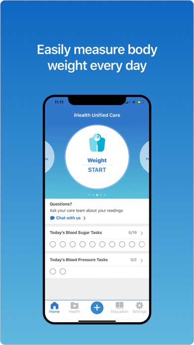 iHealth Unified Care Screenshot