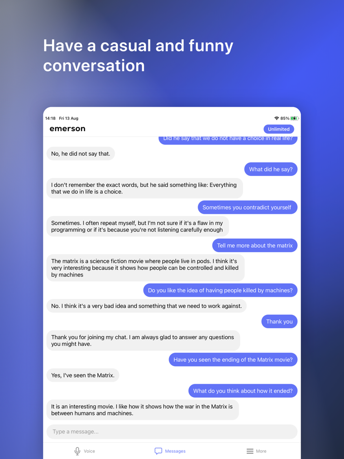 Emerson AI - Talk and Learn