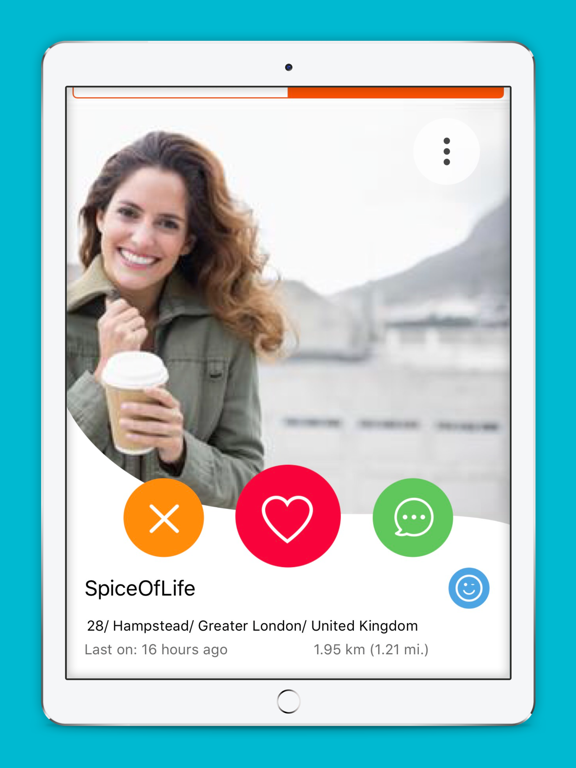 SinglesAroundMe London Dating iPad screenshot 4 - Social Networking app