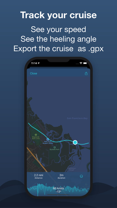 Nautic Speed and Compass Screenshot