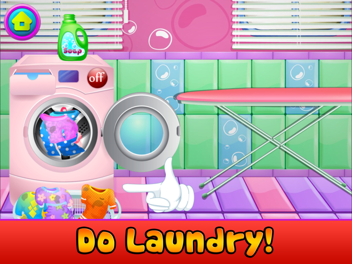 Little Doll Play House Time