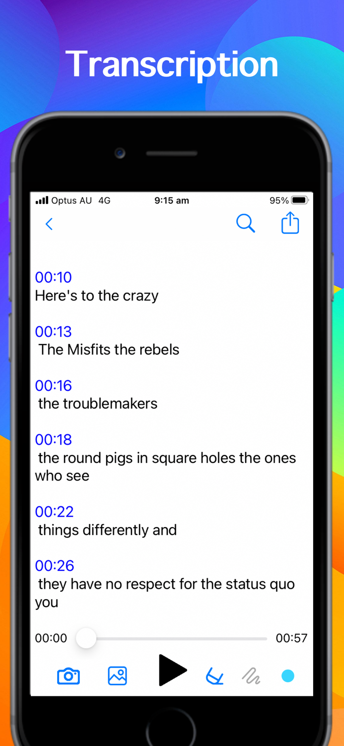 Transcribe Live Dictation