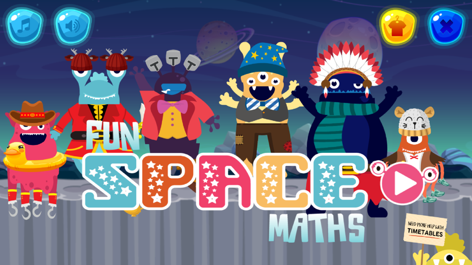#1. Fun Space Maths (iOS) 게시자: Trevor Hansen