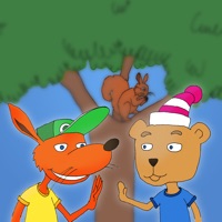 Fox and Bear in the Park