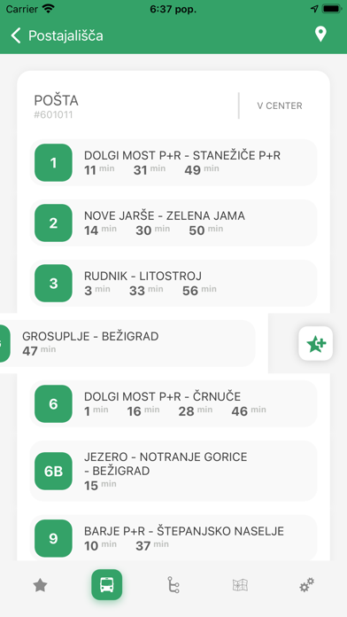 Screenshot #3 pour Ljubljana Bus