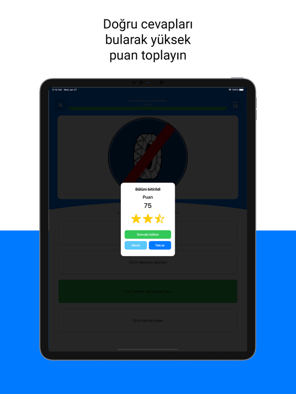 Screenshot #6 pour Trafik İşaretleri: Test Et!