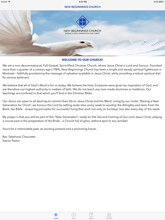 Screenshot #4 pour Église Nouveaux Débuts