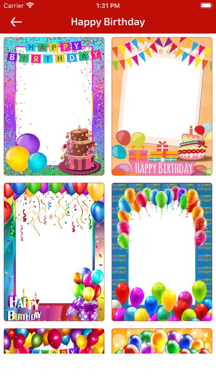 Birthday Photo Frame & Editor