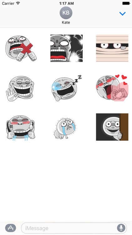 Animated Creepy Emoji Sticker