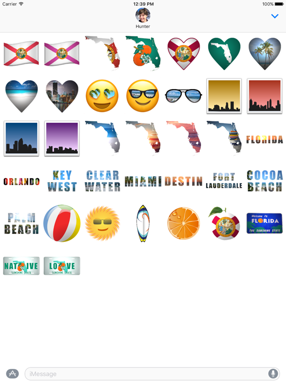 Screenshot #5 pour Florida Emoji