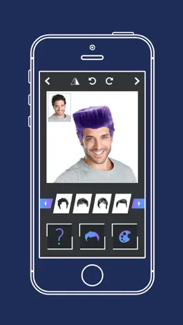 Game screenshot Mens Hairstyle Changer mod apk