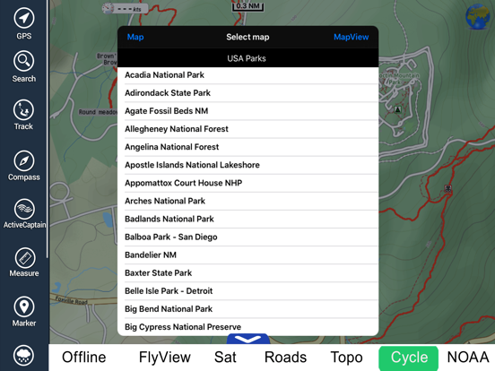Screenshot #5 pour USA Parks & Forests GPS Maps