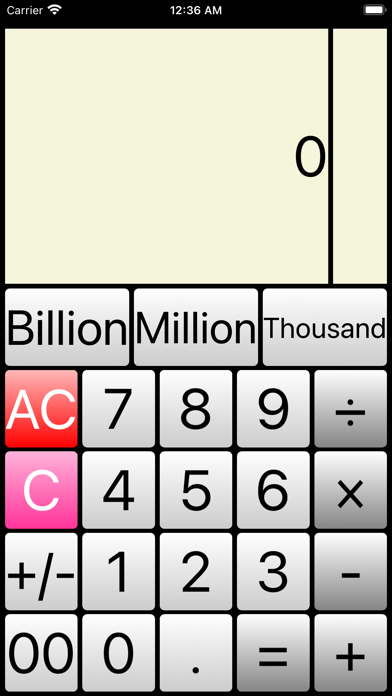 Easy Input Calculator Screenshot