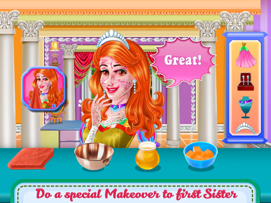 Royal Sisters Dragon Escape iPad screenshot
