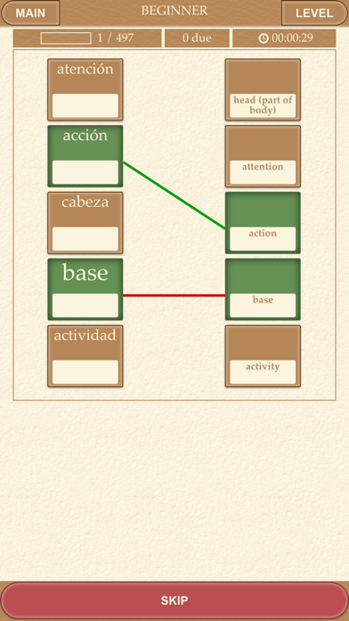 Scribe Spanish Screenshot