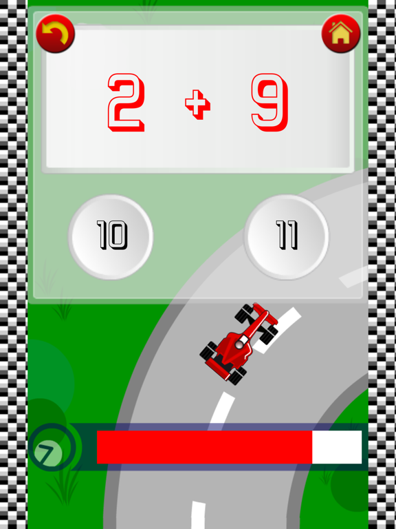 Math Racing Turbo iPad screenshot