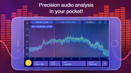 audio spectrum analyzer db rta iphone screenshot 1