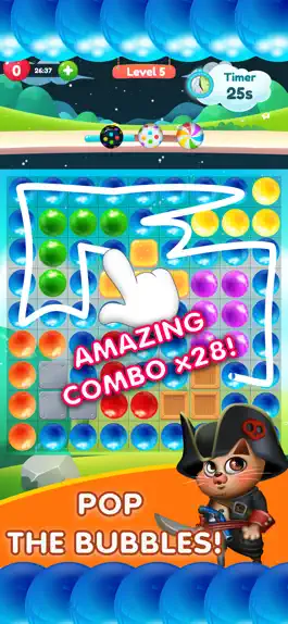 Game screenshot Kitty Bubble : Puzzle pop game mod apk