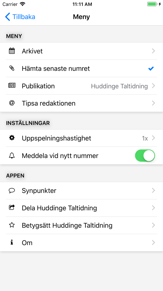 #4. Huddinge Taltidning (iOS) By: Darub AB