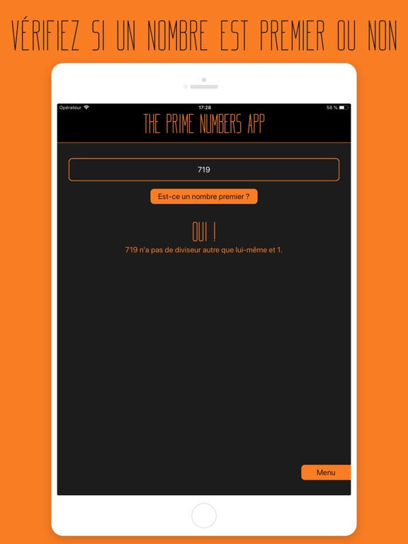 Screenshot #4 pour L'app des nombres premiers