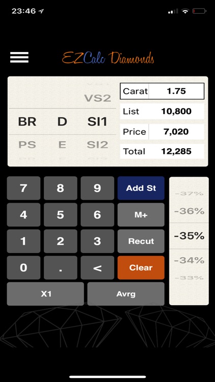 EZcalc Diamonds