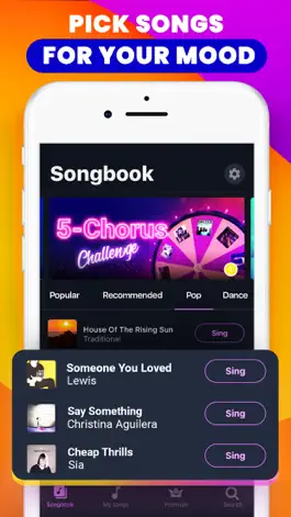 Game screenshot Karaoke Songs - Voice Singing apk