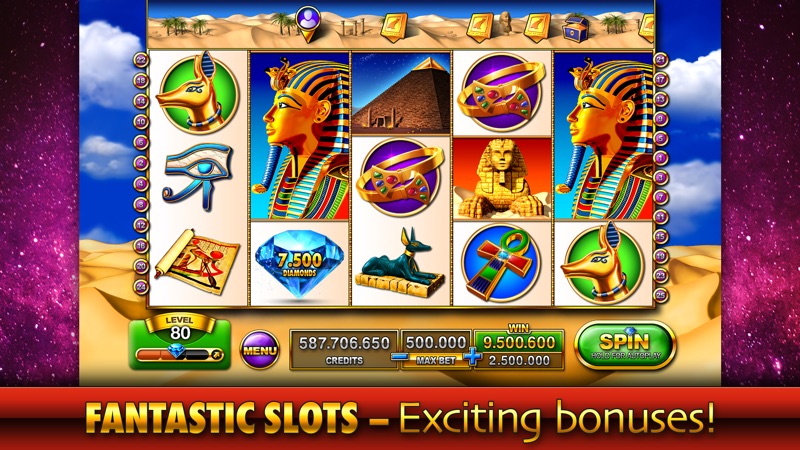 Slots - Pharaoh's Fire screenshot 2