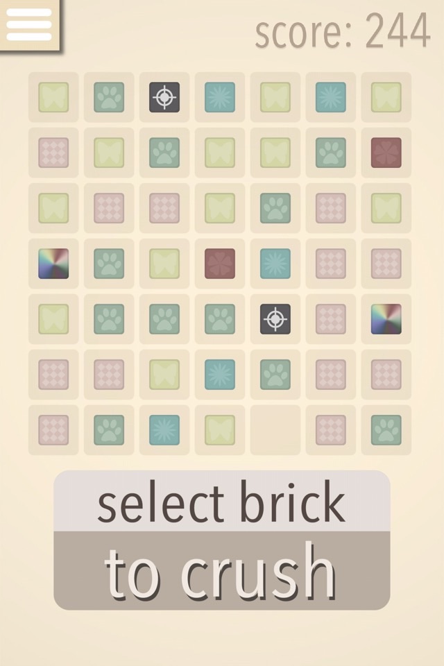 Crush brick - match two game screenshot 2