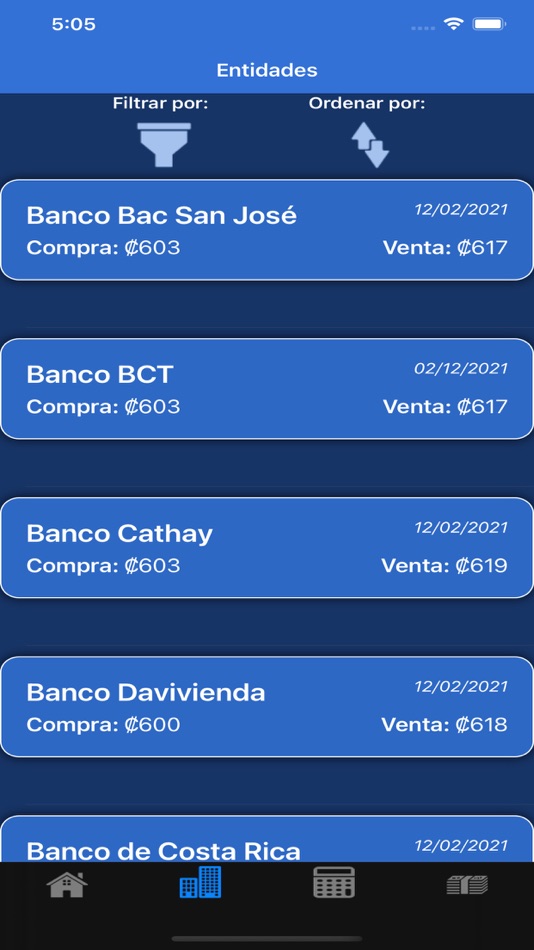 #3. TDC Tipo de Cambio CR Pro (iOS) By: Crux Consultores
