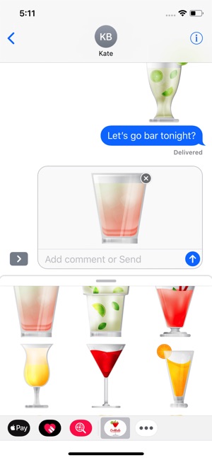 Alcohol Cocktail Bar Stickers(圖2)-速報App