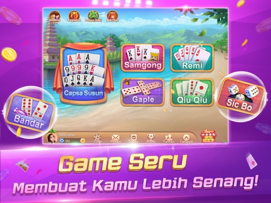 Capsa Susun - Gaple QiuQiu 99 iPad screenshot 3 - Games app