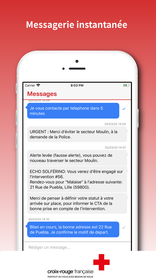 #5. Minutis Mobile (iOS) 由: Croix-Rouge française