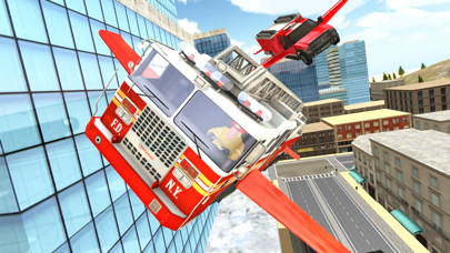Fire Truck Flying Car Screenshot