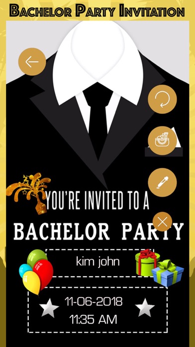 Bachelor Party Invitation Cardのおすすめ画像5