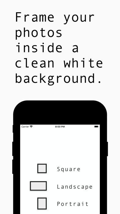 White Background Frame Screenshot