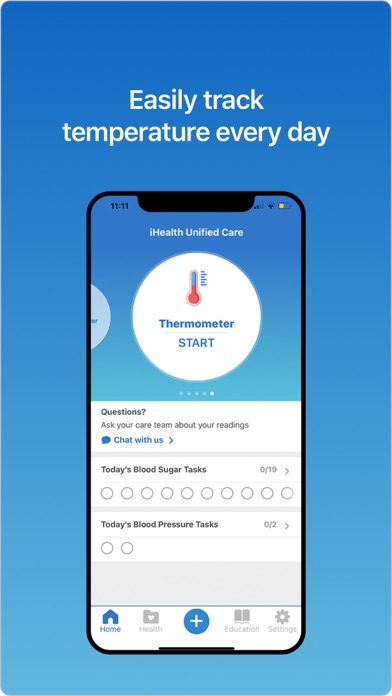 iHealth Unified Care Screenshot
