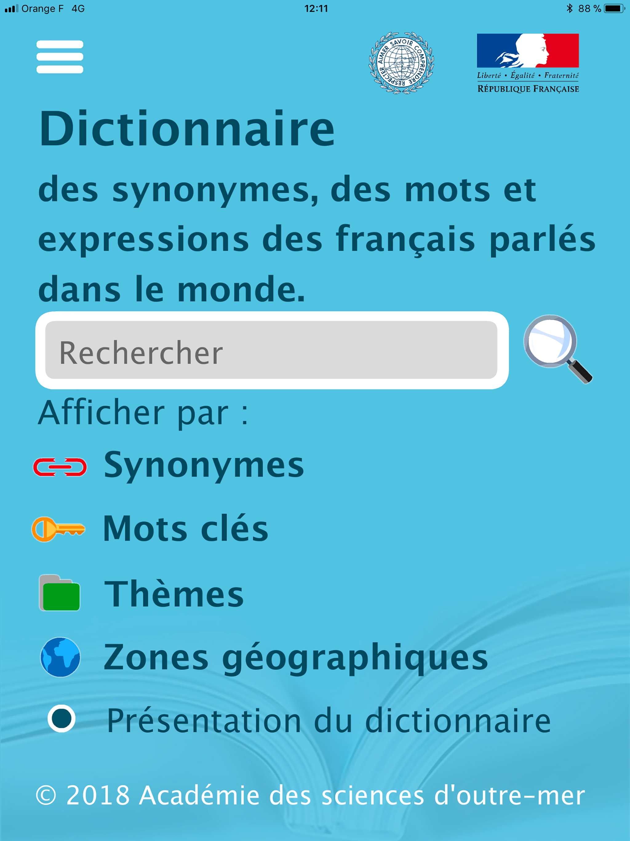 Dictionnaire Francophonie screenshot 10