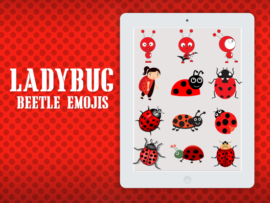 Screenshot #5 pour Ladybug Beetle Emojis