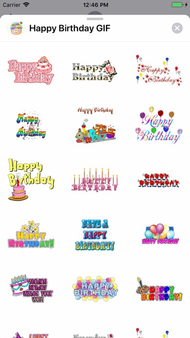 Happy Birthday GIF Screenshot