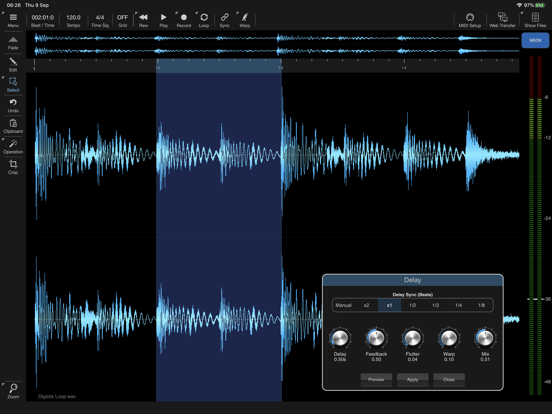 Screenshot #5 pour Neon Audio Editor