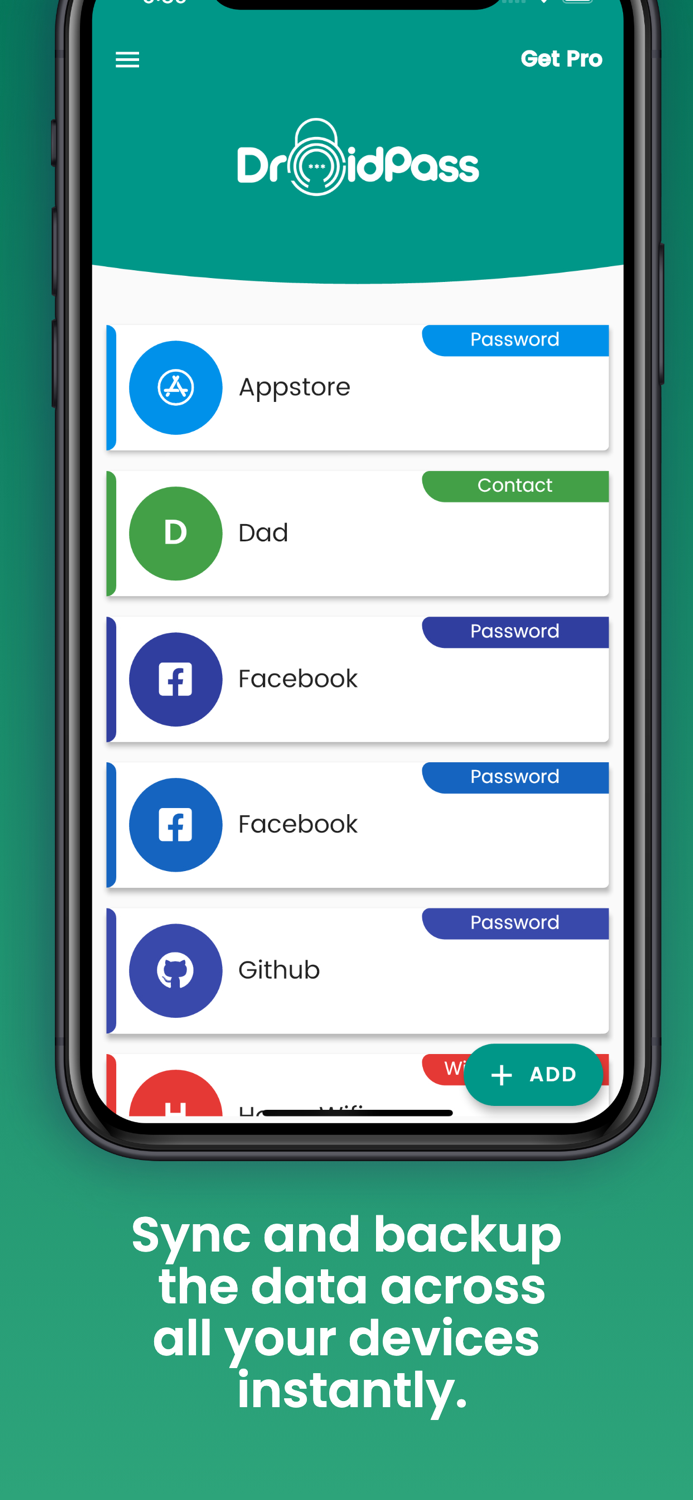 DroidPass Password Manager