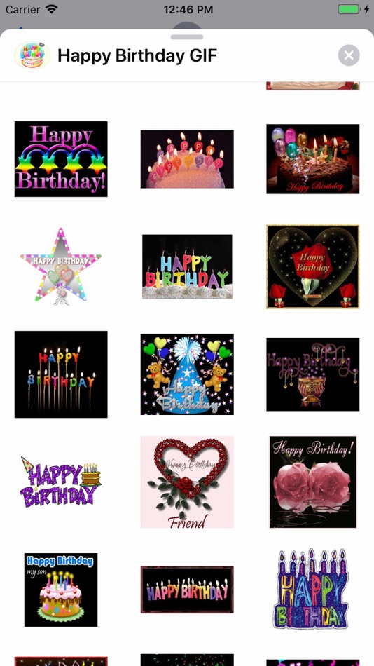 #9. Happy Birthday GIF (iOS) 由: Abdelhakim TAOUFIK